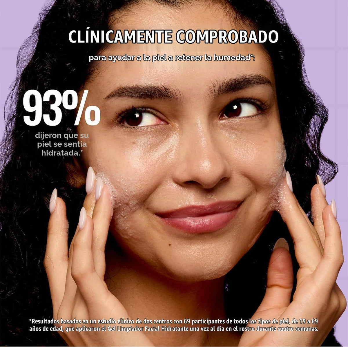 Good Molecules Gel limpiador facial hidratante, lavado facial suave...