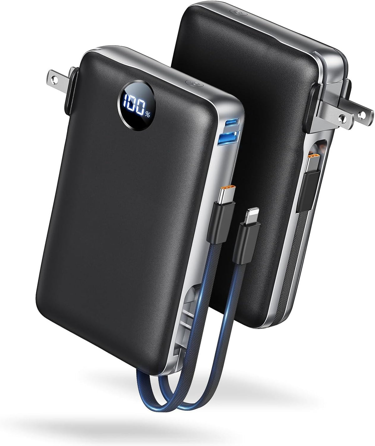 Cargador portátil Power Bank 50000mAh Capacidad masiva con enchufe...
