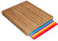Juego de tablas de cortar de madera de bambú Cooler Kitchen con 6 t...