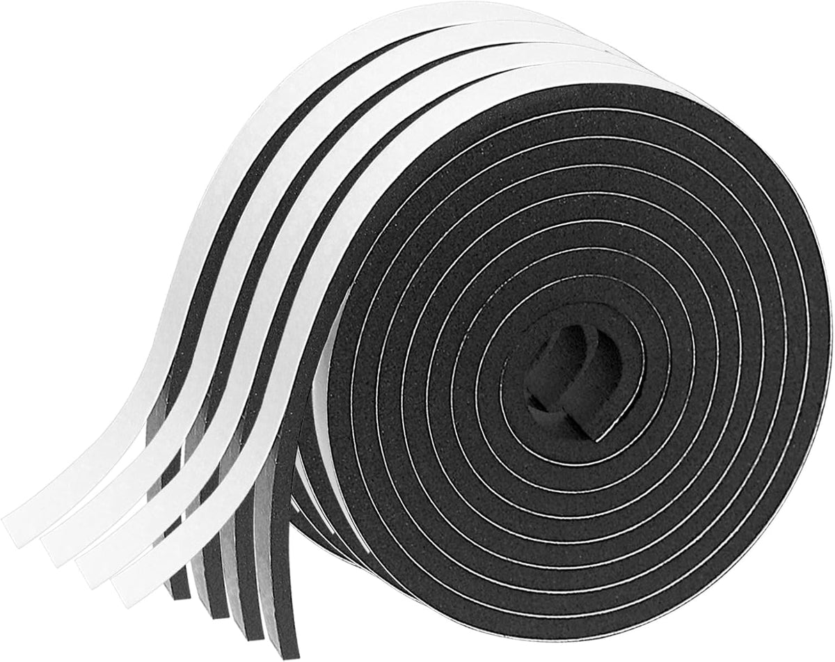Cinta de Aislamiento de Espuma Autoadhesiva, 1\/2 Pulgada x 1\/8 Pu...