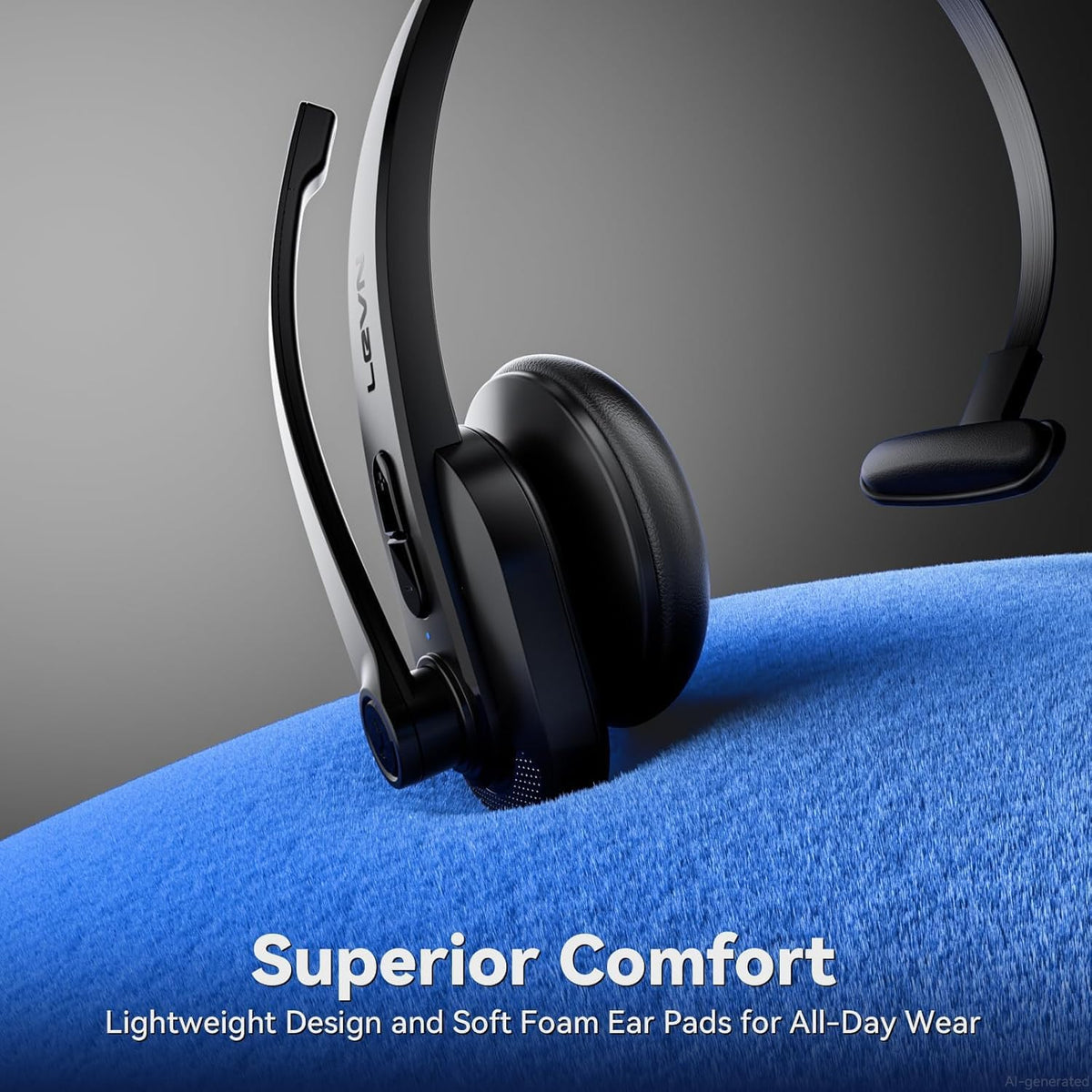 Auriculares inalámbricos con micrófono para el trabajo, auriculares...