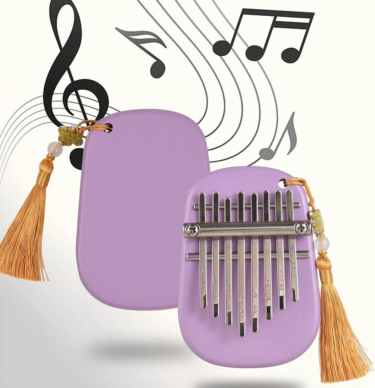 LiebeWH - Piano de pulgar Kalimba de 8 teclas, portátil exquisito m...