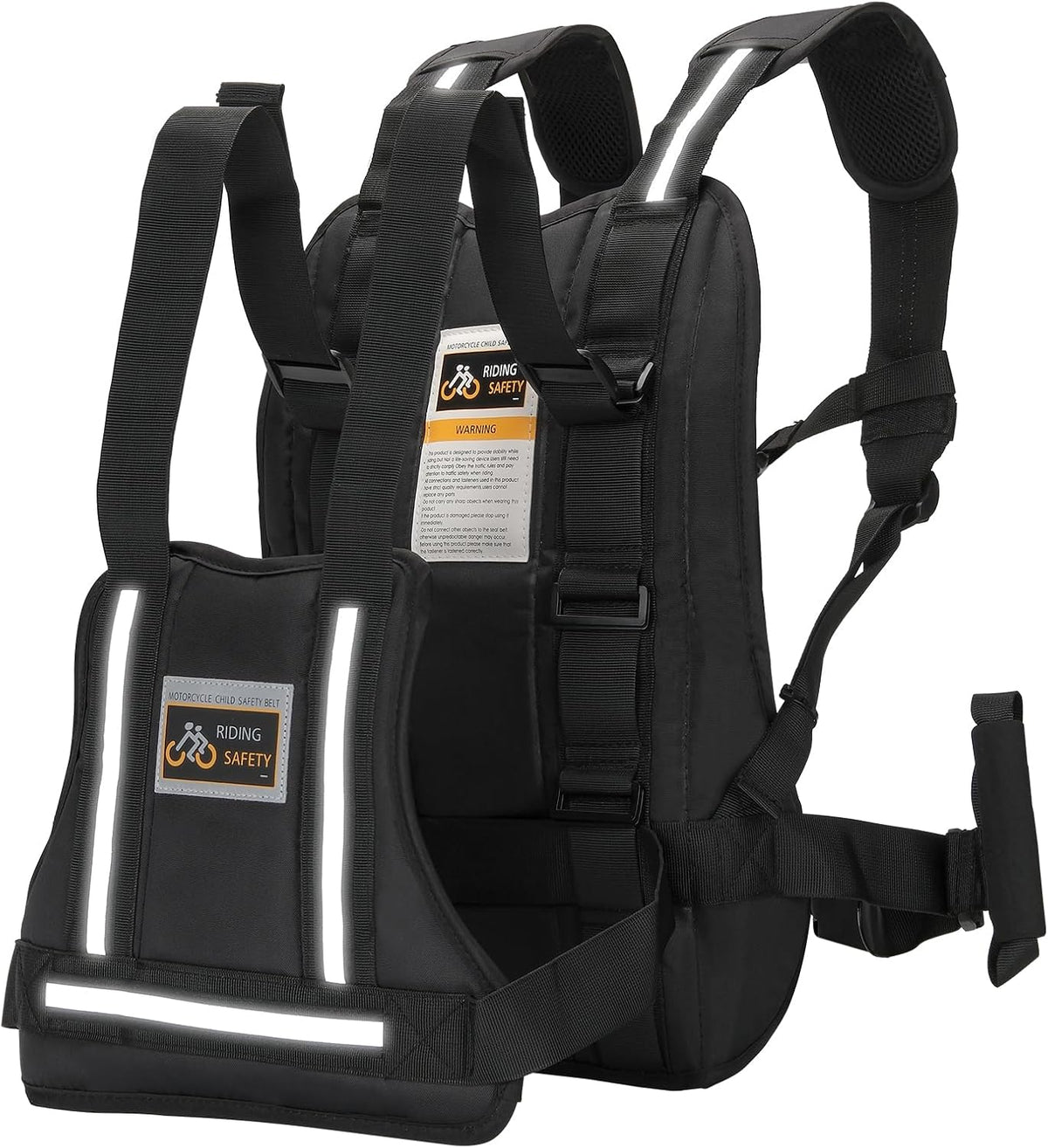 TOKCKYBL Arnés de seguridad de motocicleta mejorado para niños y ad...