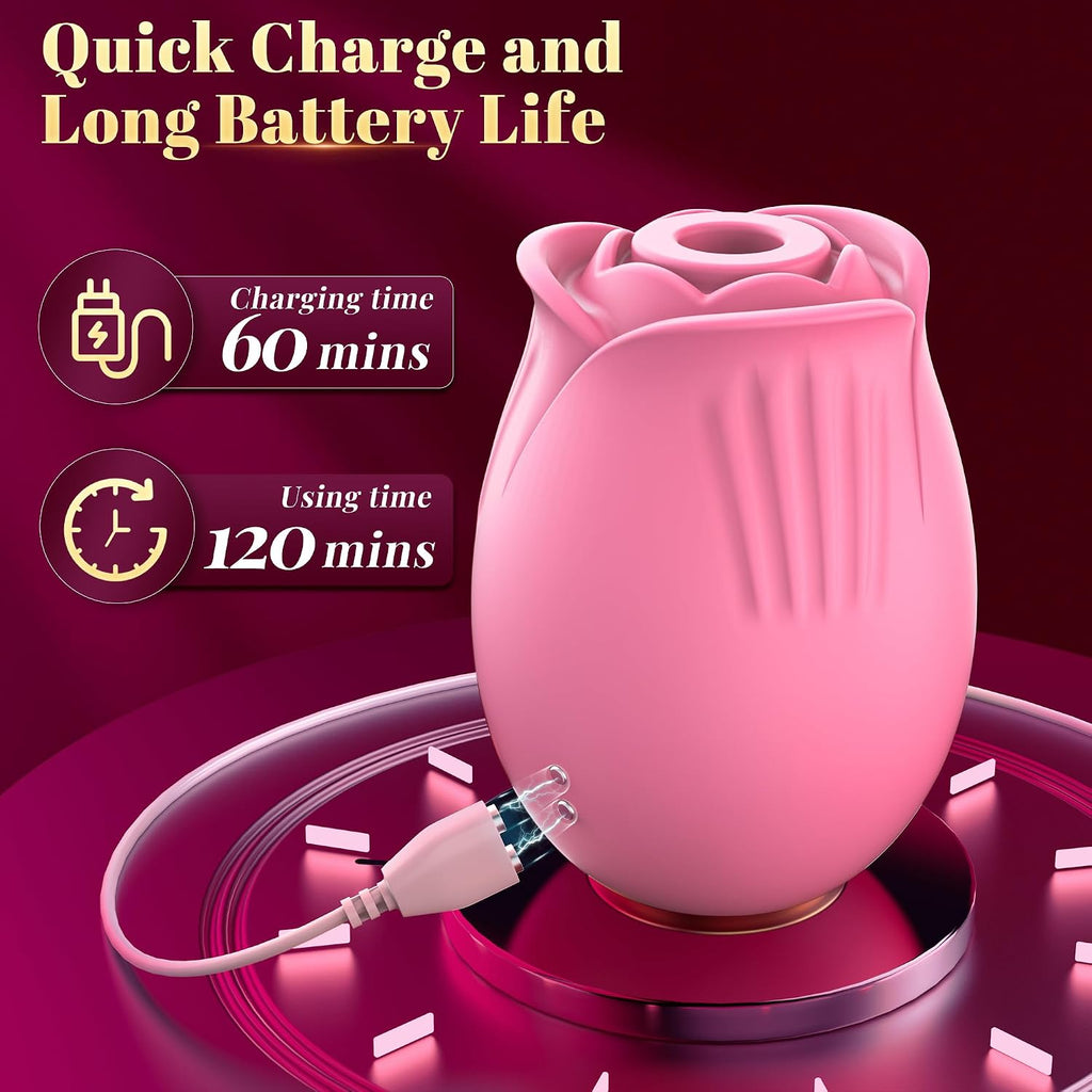 Gasevimo Vibrador de juguete sexual rosa para mujeres, control de a...