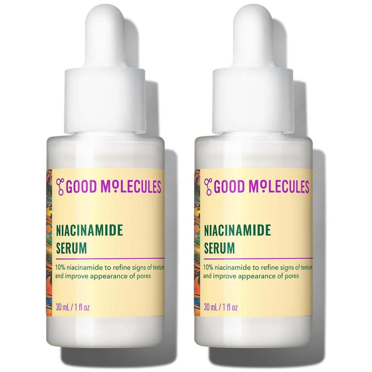 Good Molecules Paquete de suero de niacinamida de 0.1 \u2013 1 fl o...