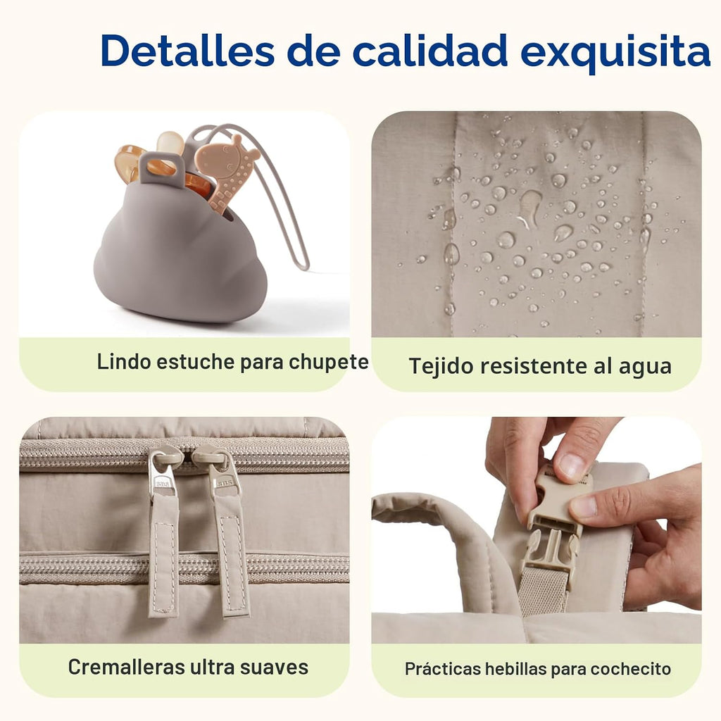 mommore - Mochila para pañales, bolsa de bebé, mochila para pañales...