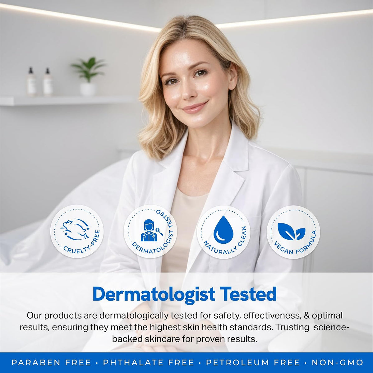 Clear Beauty Suero de ceramida y ácido hialurónico para cara, derma...
