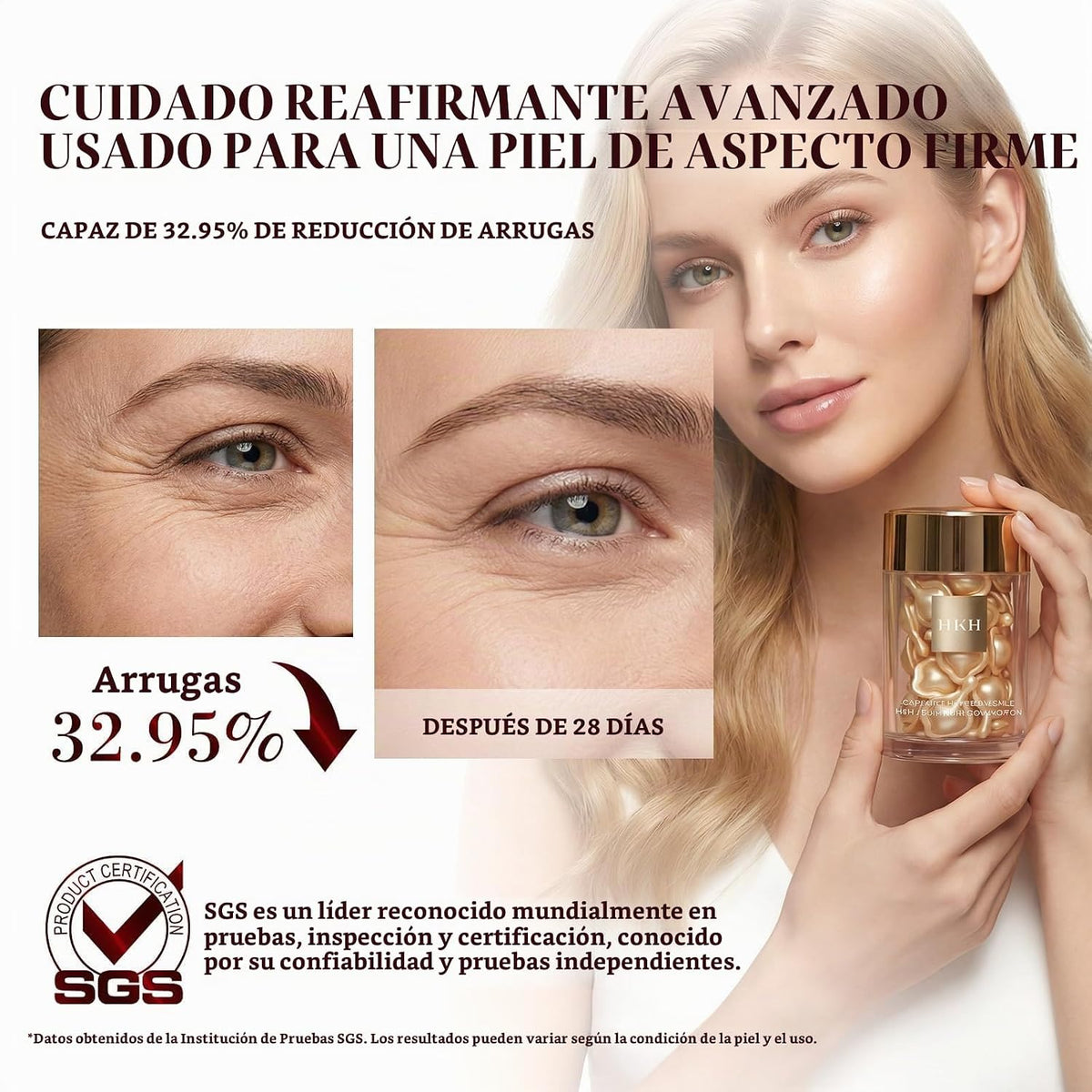 HKH Suero de retinol Bakuchiol para rostro: 30 cápsulas de suero an...