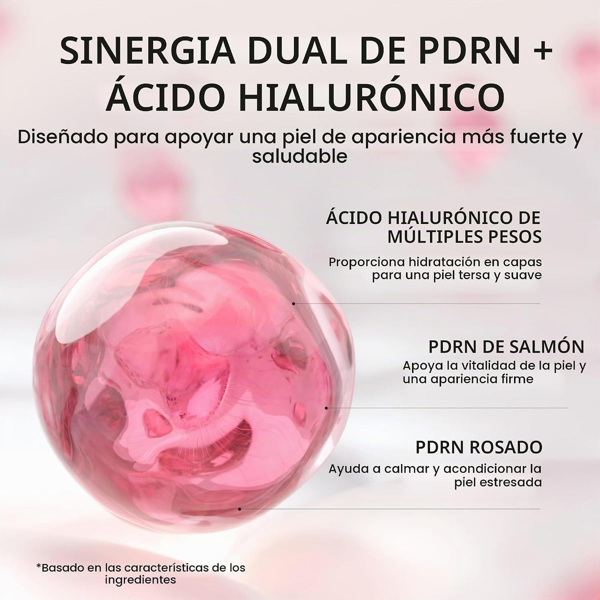 Arencia PDRN Booster Shot Serum, Rosy-PDRN y péptidos para una piel...