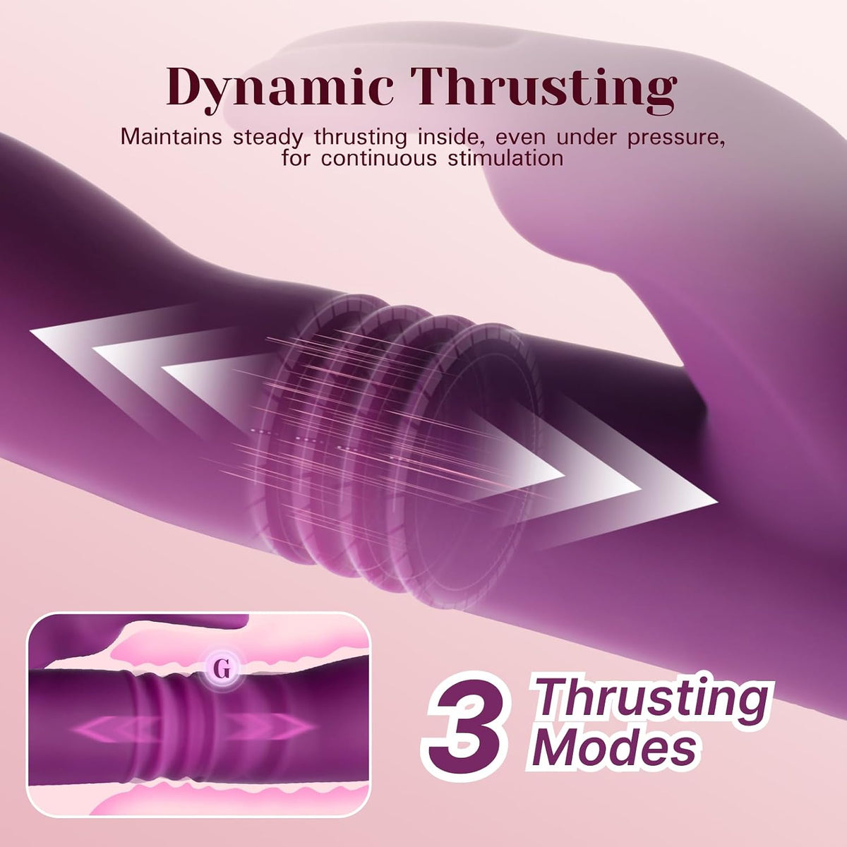 Tracy's Dog Evohare 3 en 1 G Spot Conejo Vibrador Adulto Juguet...