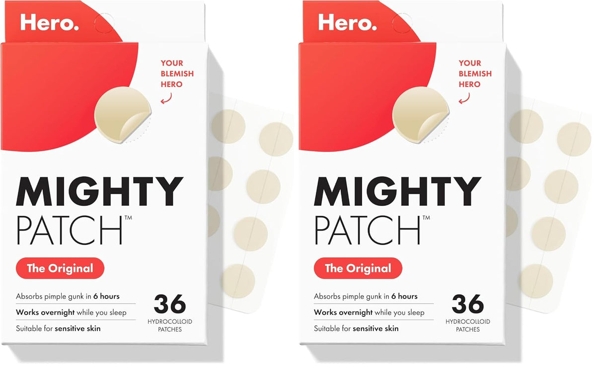 Mighty Patch Original de Hero Cosmetics – Parche hidrocoloide para...