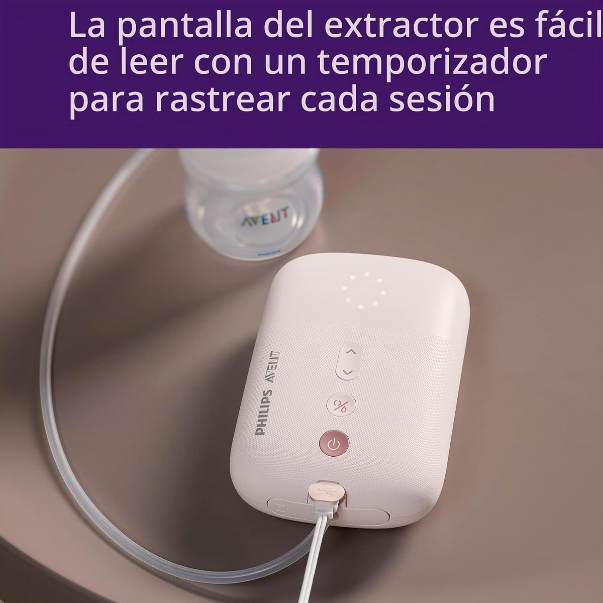 Philips Avent Extractor de leche eléctrico individual con tecnologí...