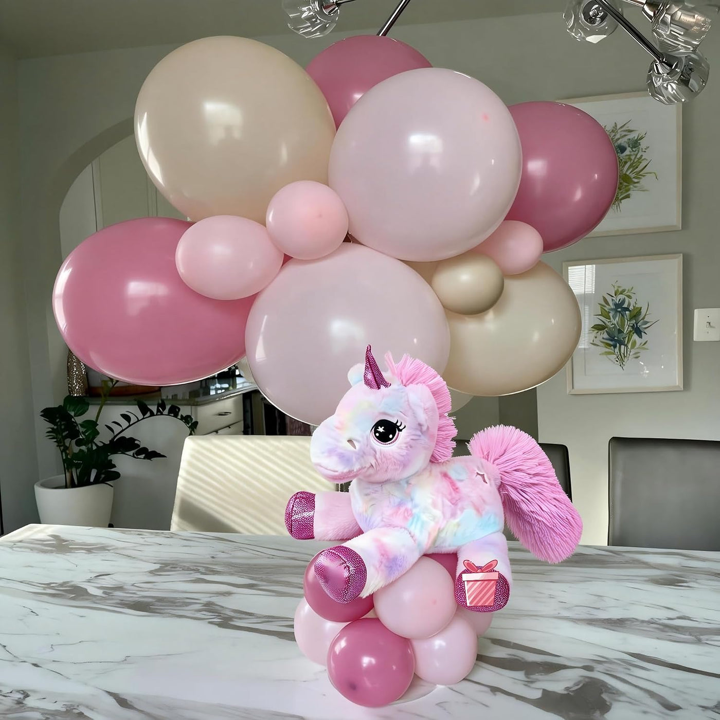 LELELONG - Animal de peluche de unicornio para niñas, regalo esponj...