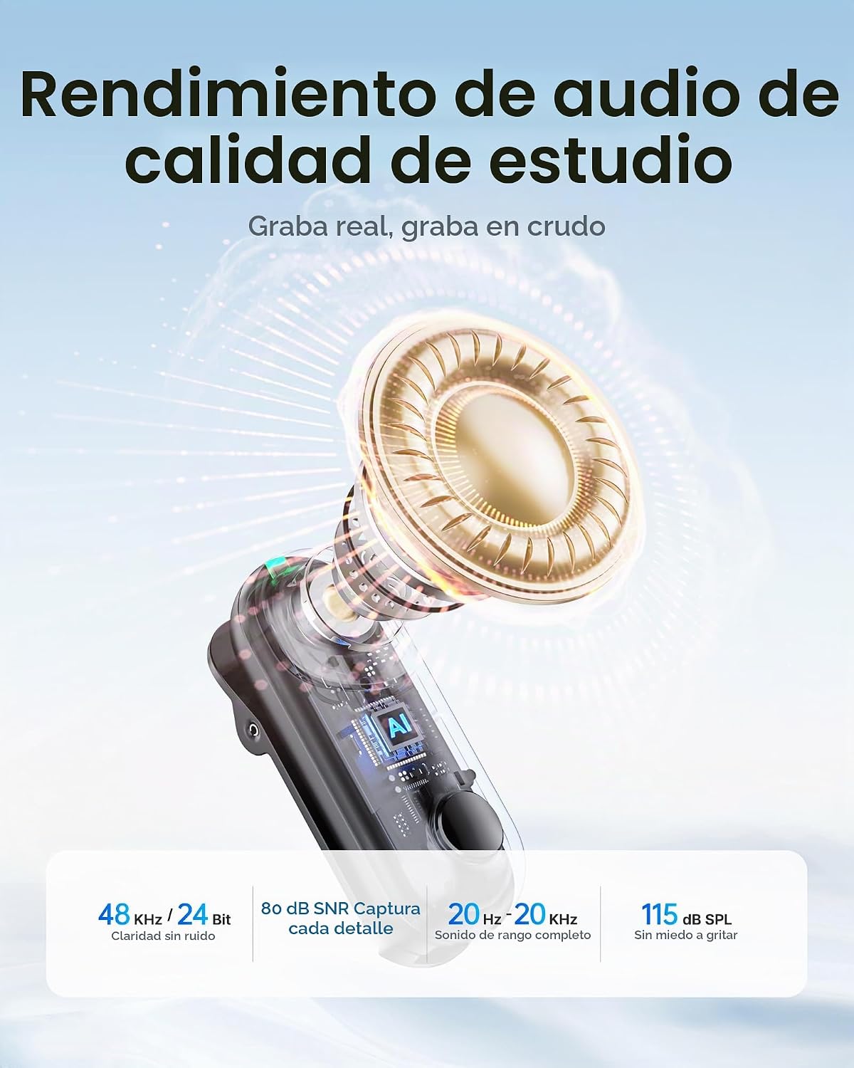 BOYA Mini micrófonos inalámbricos mágicos para iPhone 15-16\/Androi...