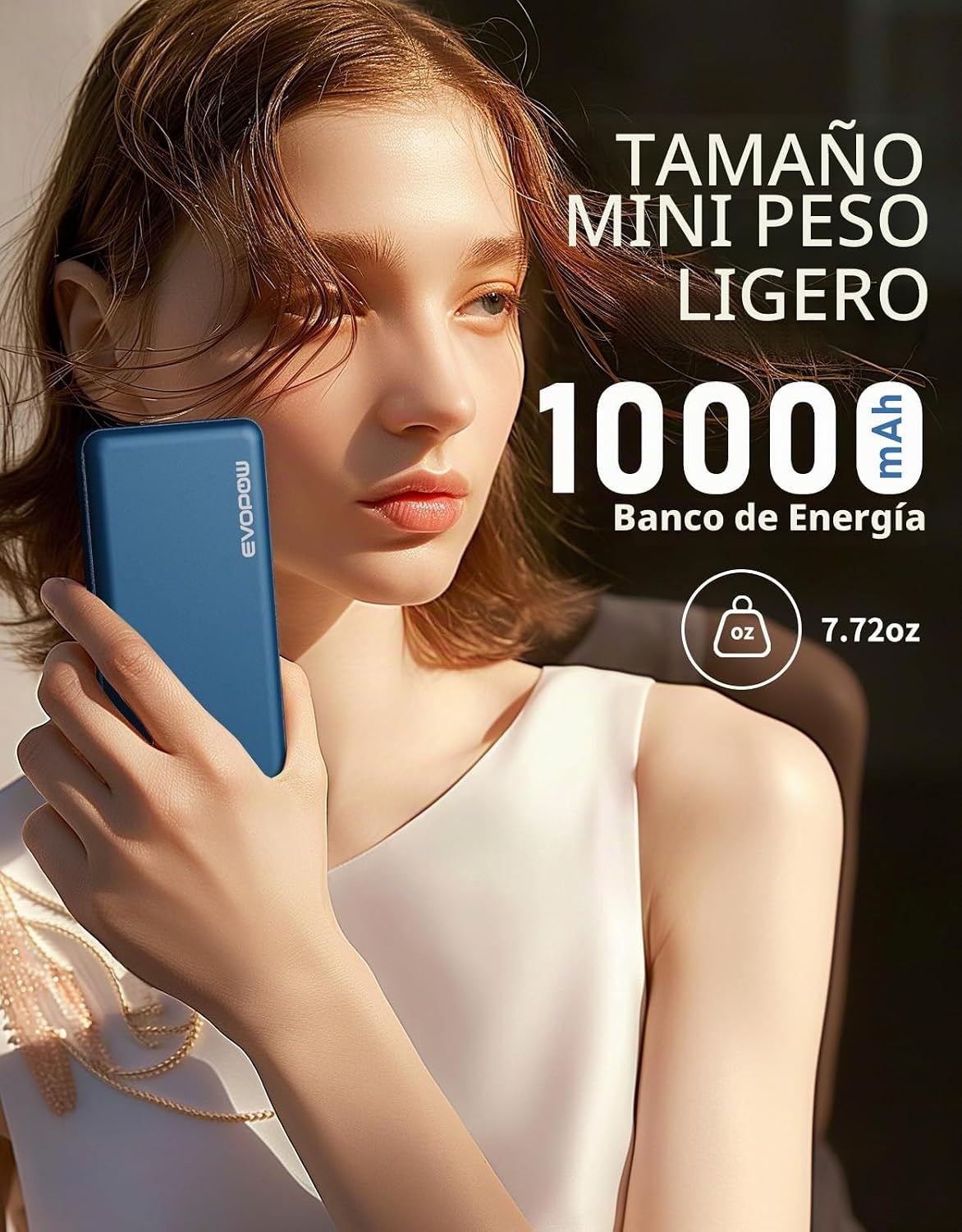 Paquete de 2 cargadores portátiles, banco de energía de 10000 mAh,...
