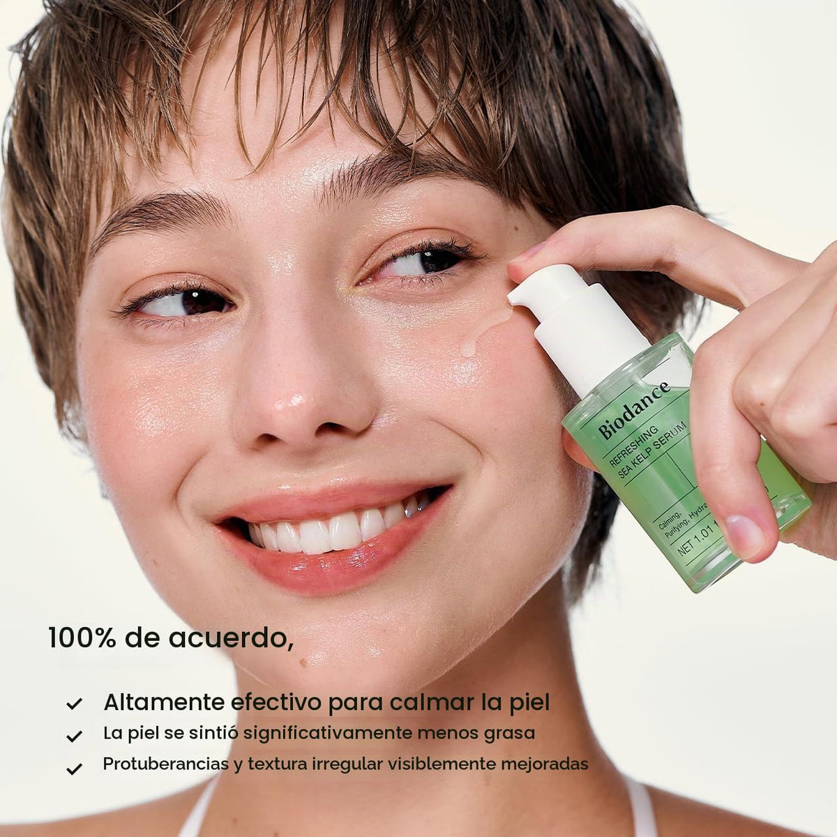 BIODANCE Suero refrescante de algas marinas, control de aceite y se...