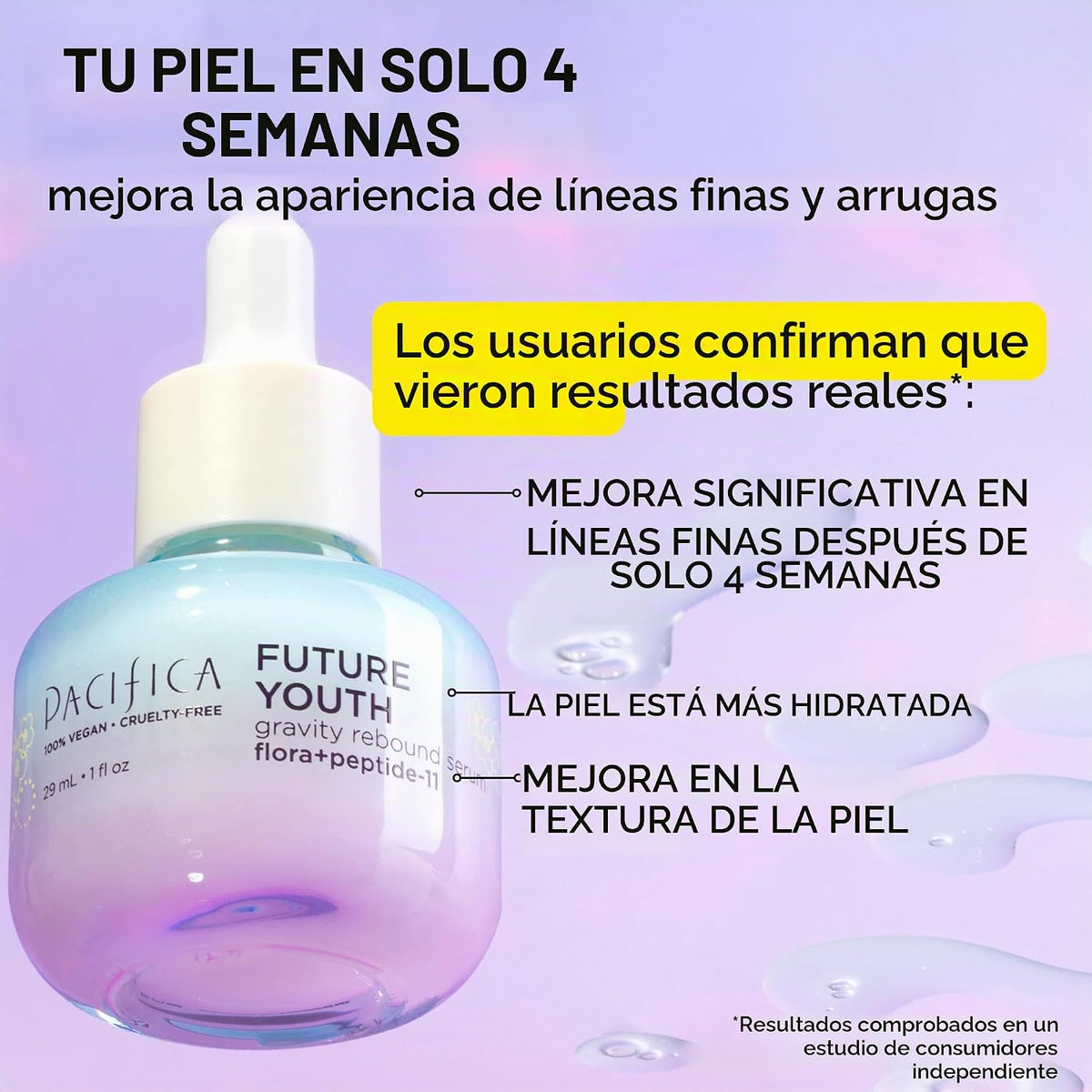 Pacifica Future Youth Gravity Rebound Face Serum - Suero facial rea...