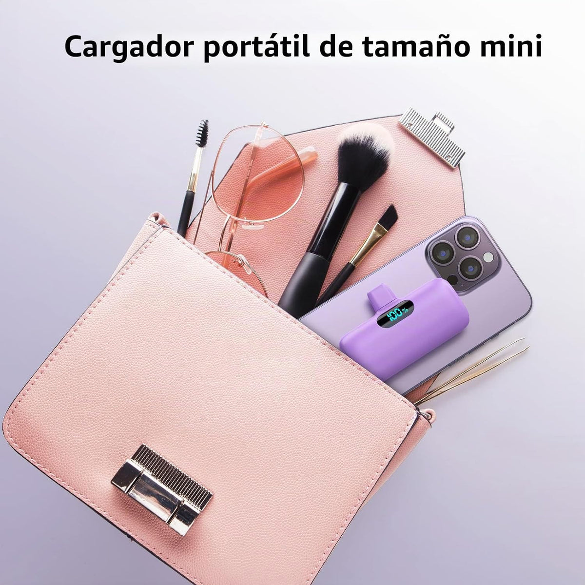 [Paquete de 2] Cargador portátil para iPhone 18\/17\/16\/15, mini c...