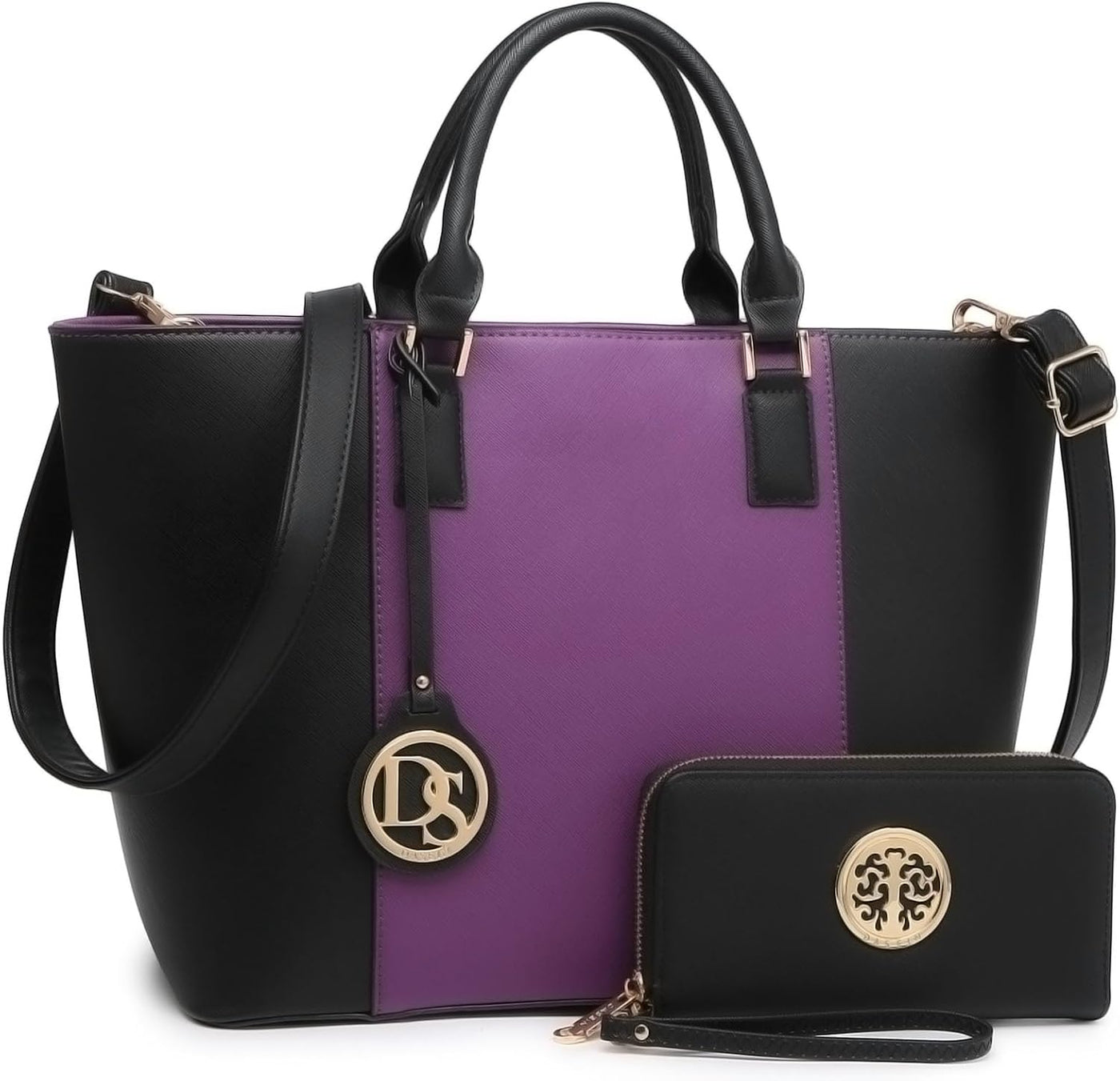 Dasein Women's Handbag, Large Shoulder Tote Bag, Satchel Purse | wi...