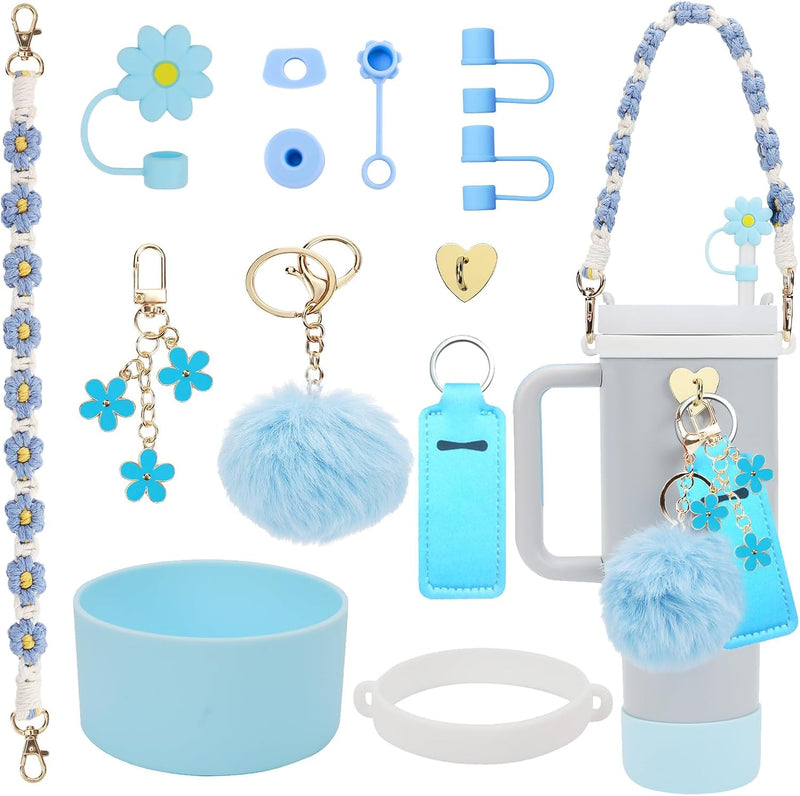 Conjunto de accesorios para Copa Stanley que incluye correa de asa...