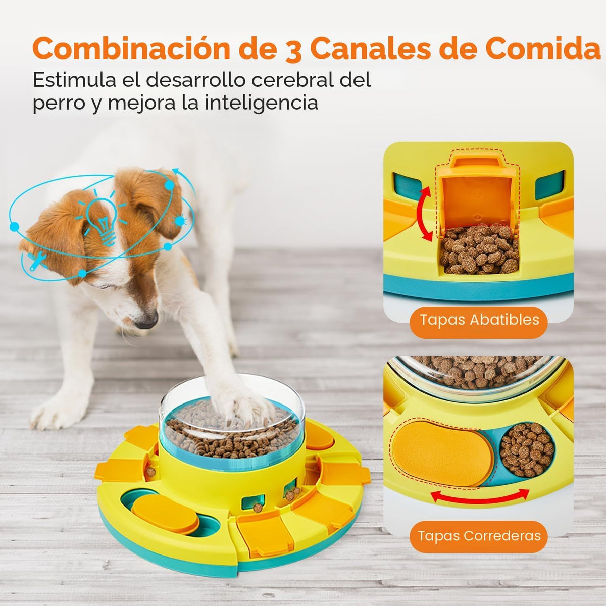 Potaroma Juguete Rompecabezas para Perros - 2 Niveles