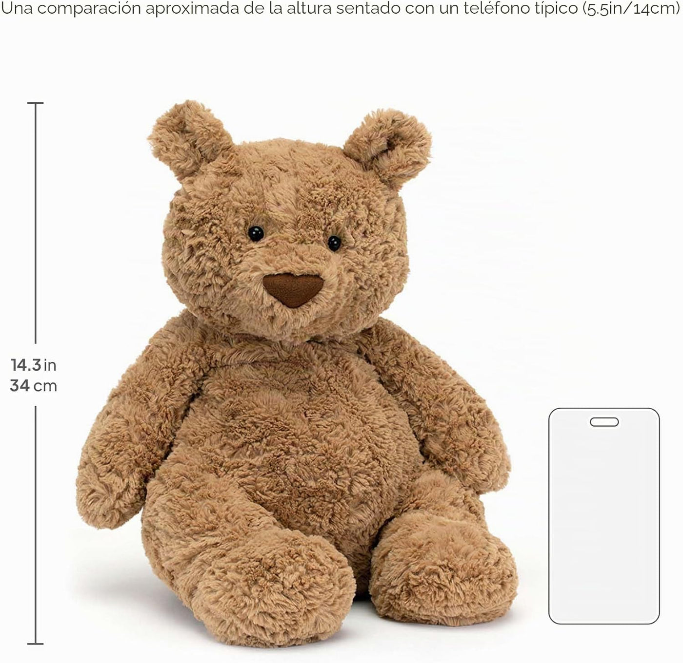 Jellycat Bartolomew - Peluche de oso de peluche, enorme de 16.5 pul...