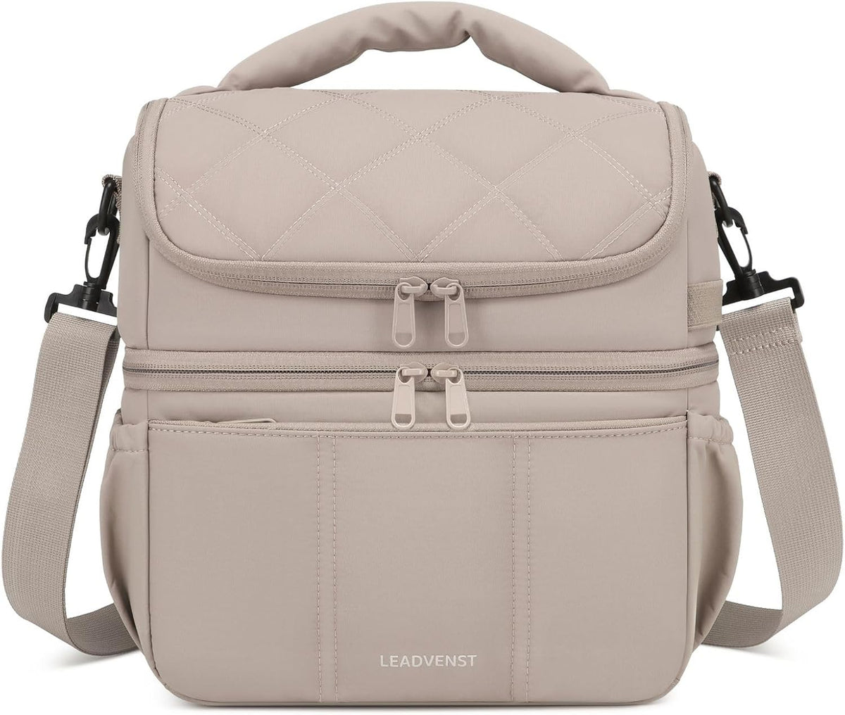 Leadvenst Bolsa enfriadora de leche materna, doble cubierta de 12L...