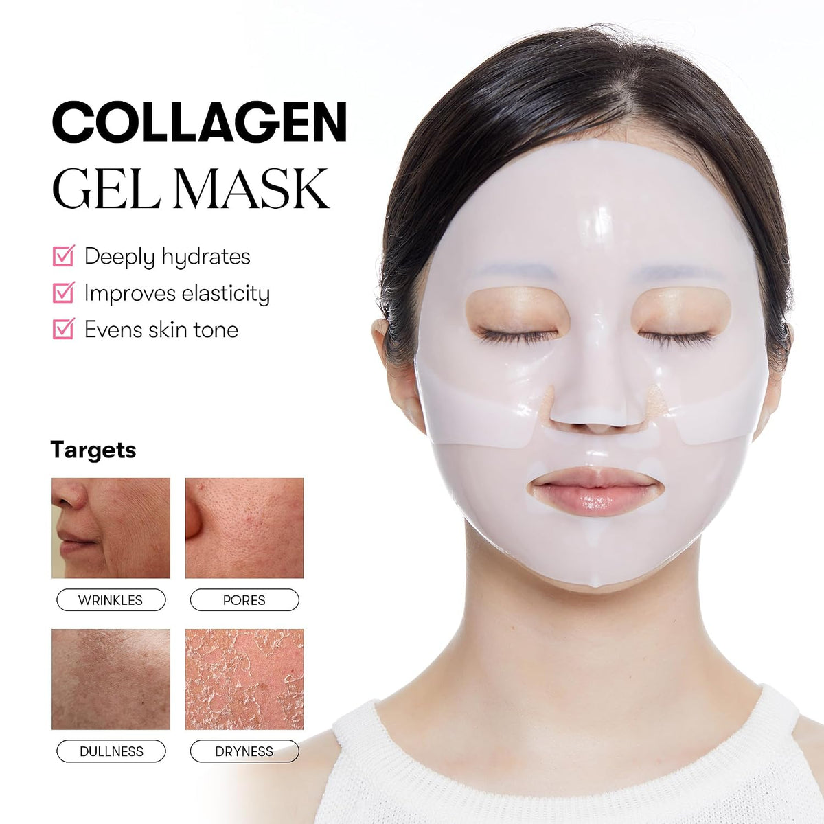VT COSMETICS Colágeno Reedle Shot 100 Mascarilla de hidrogel de 2 p...