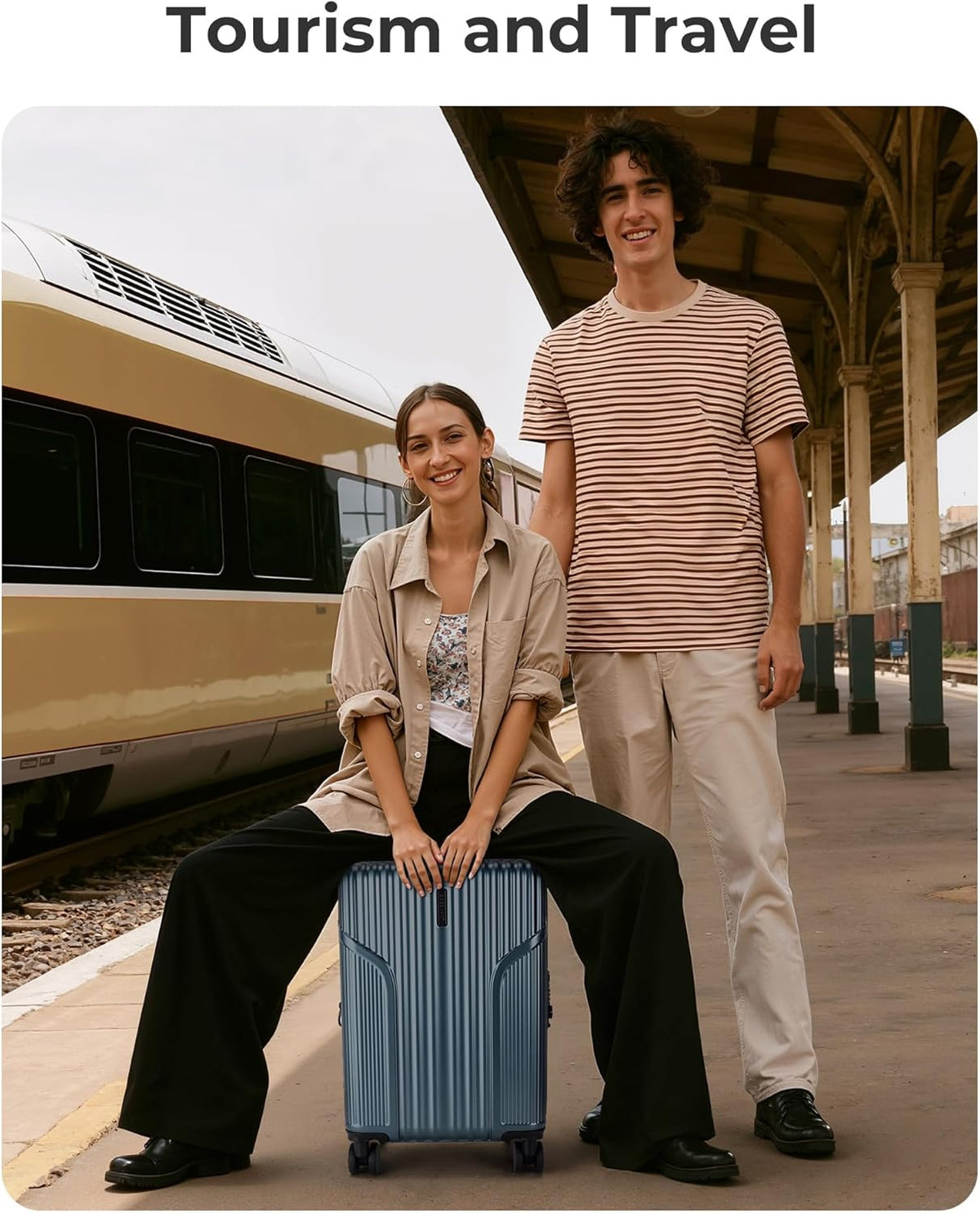 BAGSMART - Maleta de mano 22 x 14 x 9 aprobada por aerolínea, malet...