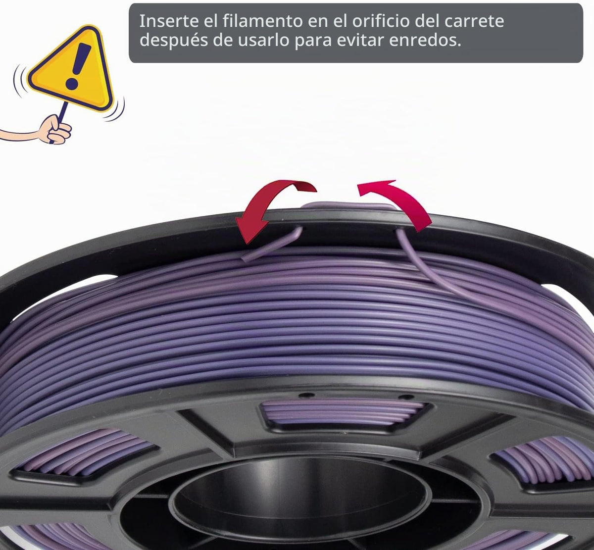 iSANMATE - Filamento de impresora 3D PLA+ de 1\/16 pulgadas multico...