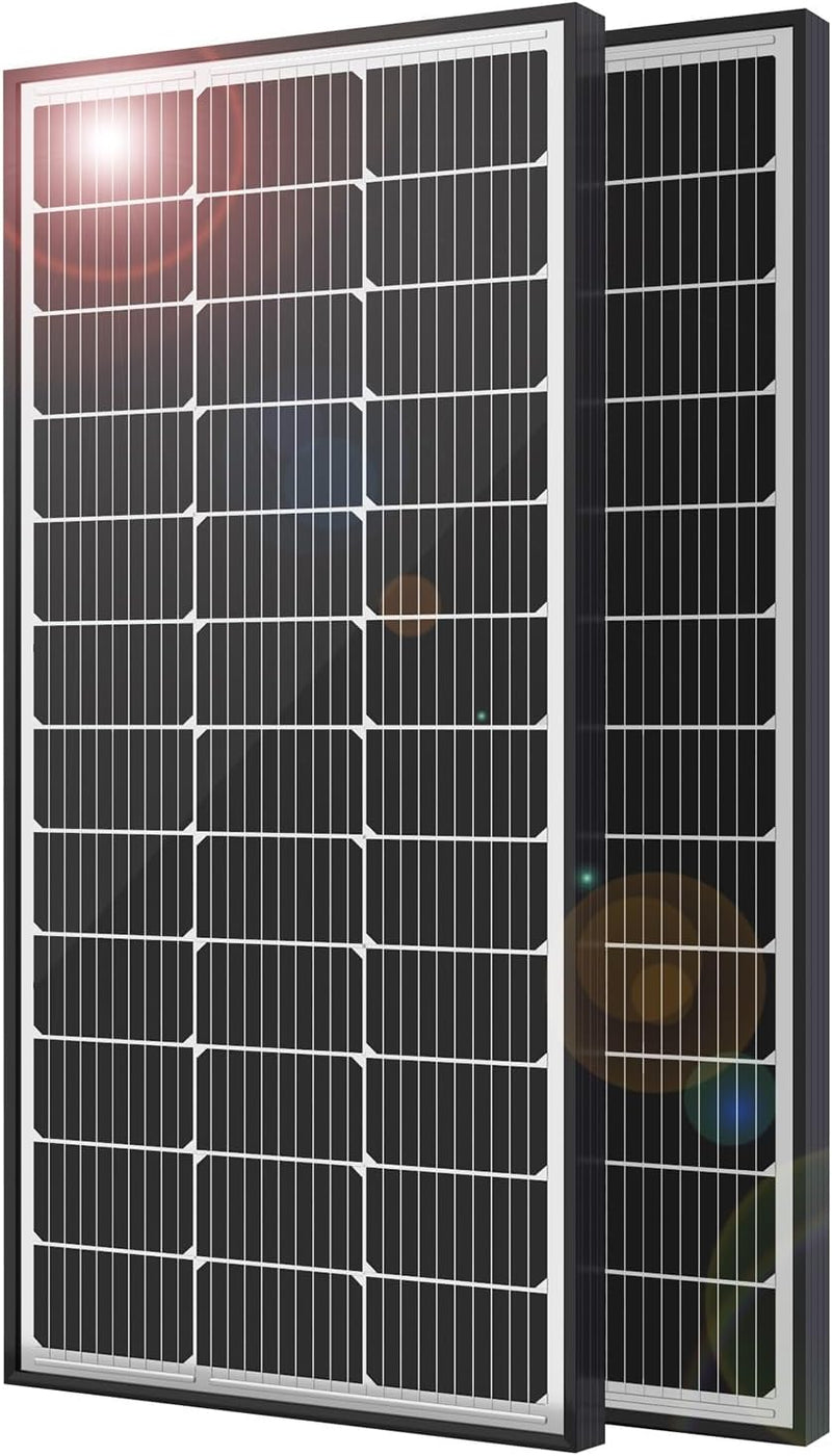 JJN Los paneles solares de 200W, 2 PC 100W, eficacia alta del 23% |...