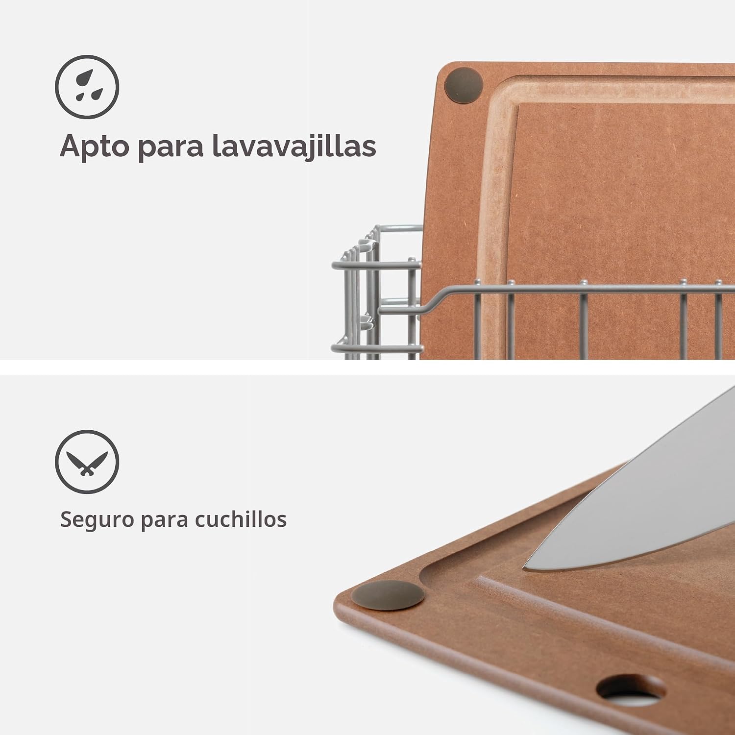 Epicurean - Tabla de cortar todo en uno de 14.5 × 11.25 pulgadas, c...