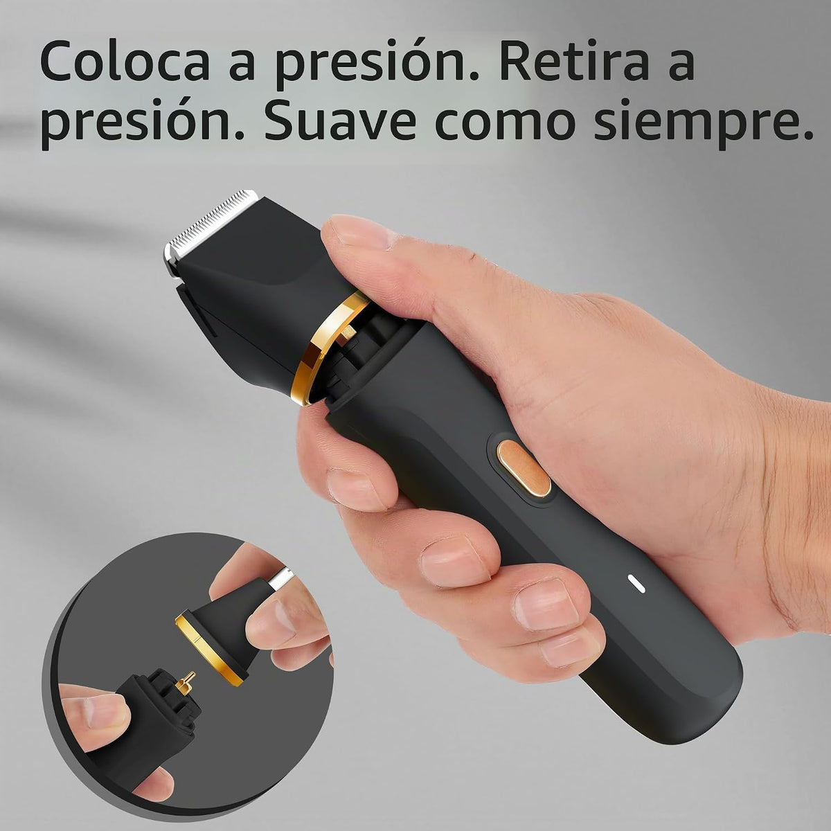 KINGTEE Recortadora de bikini eléctrica 5 en 1 para mujer, afeitado...
