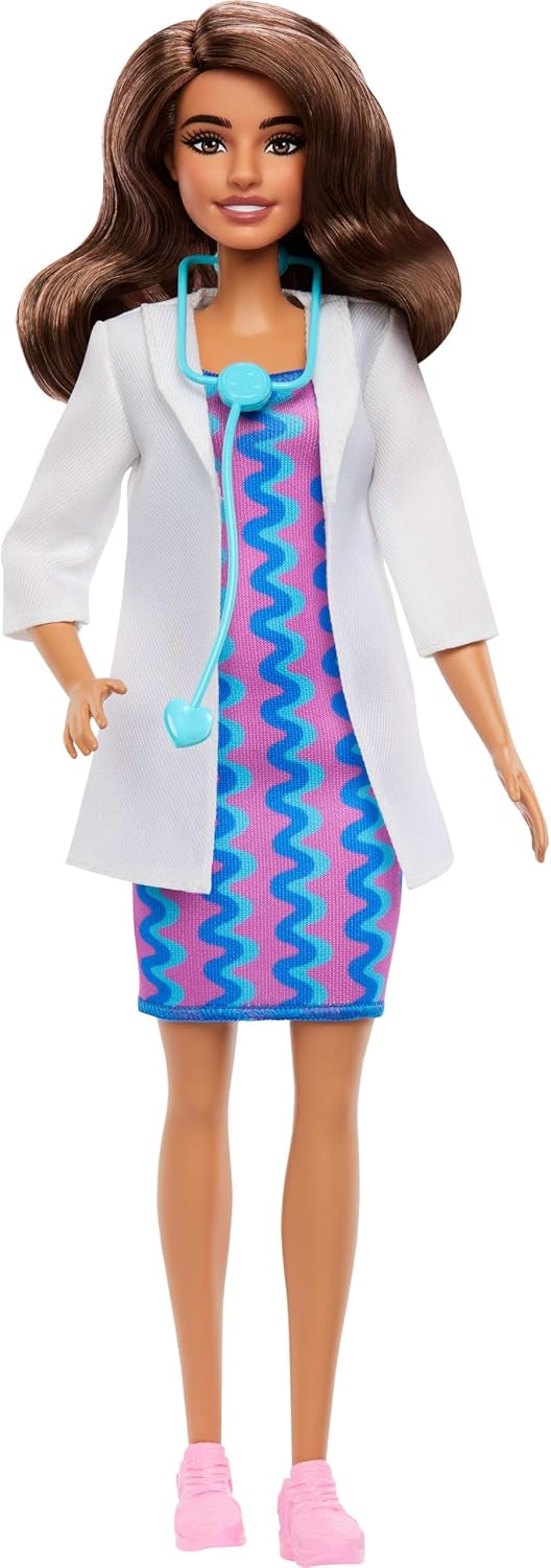 Barbie Careers Doctor Fashion Doll | Con aspecto extraíble con abri...