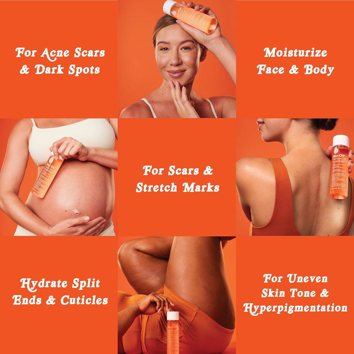 Bio-Oil Skincare Body Oil Serum, cicatrices y estrías, 2 fl oz | Re...