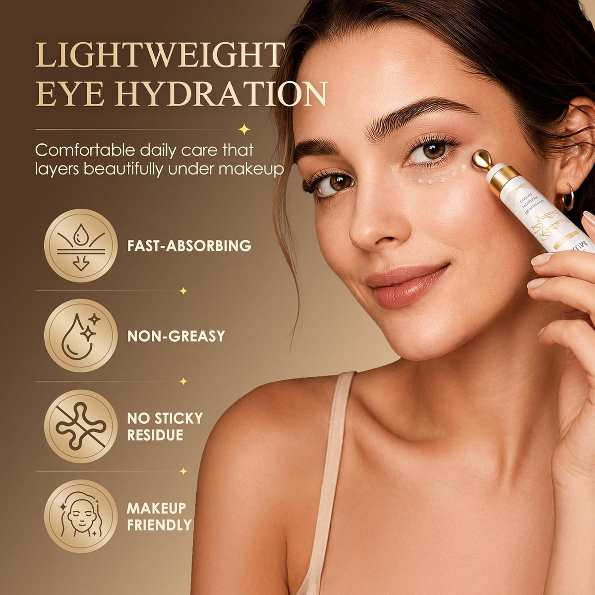 Suero debajo de los ojos para ojeras e hinchazón: suero de ojos con...