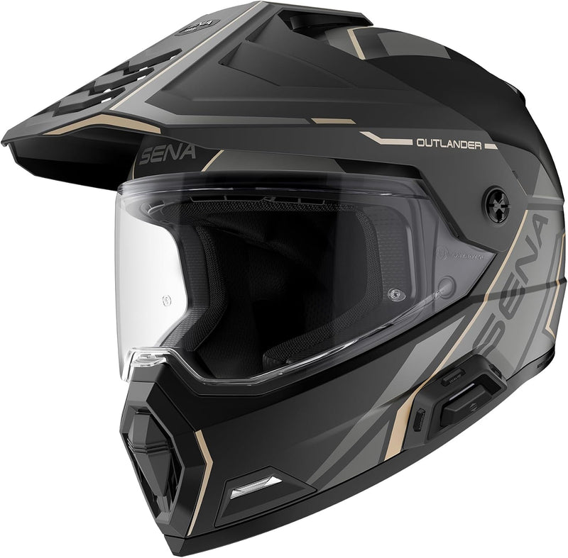 Sena Outlander Harman Kardon Dual Sport - Casco inteligente de moto...
