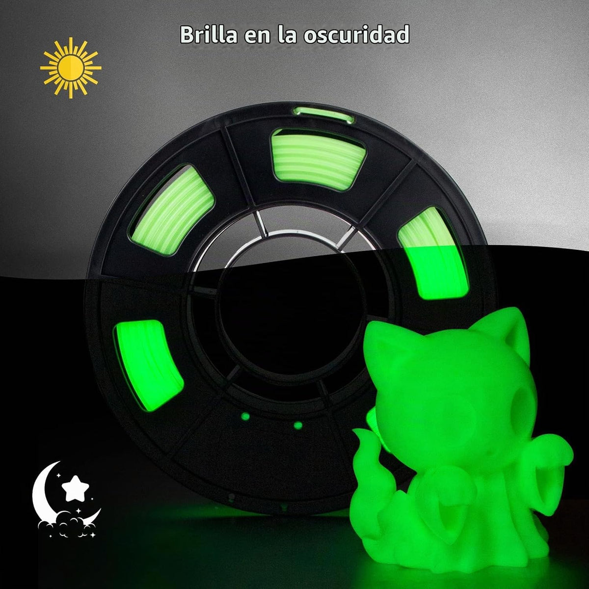 iSANMATE Paquete de filamento PETG para impresora 3D, filamento PET...