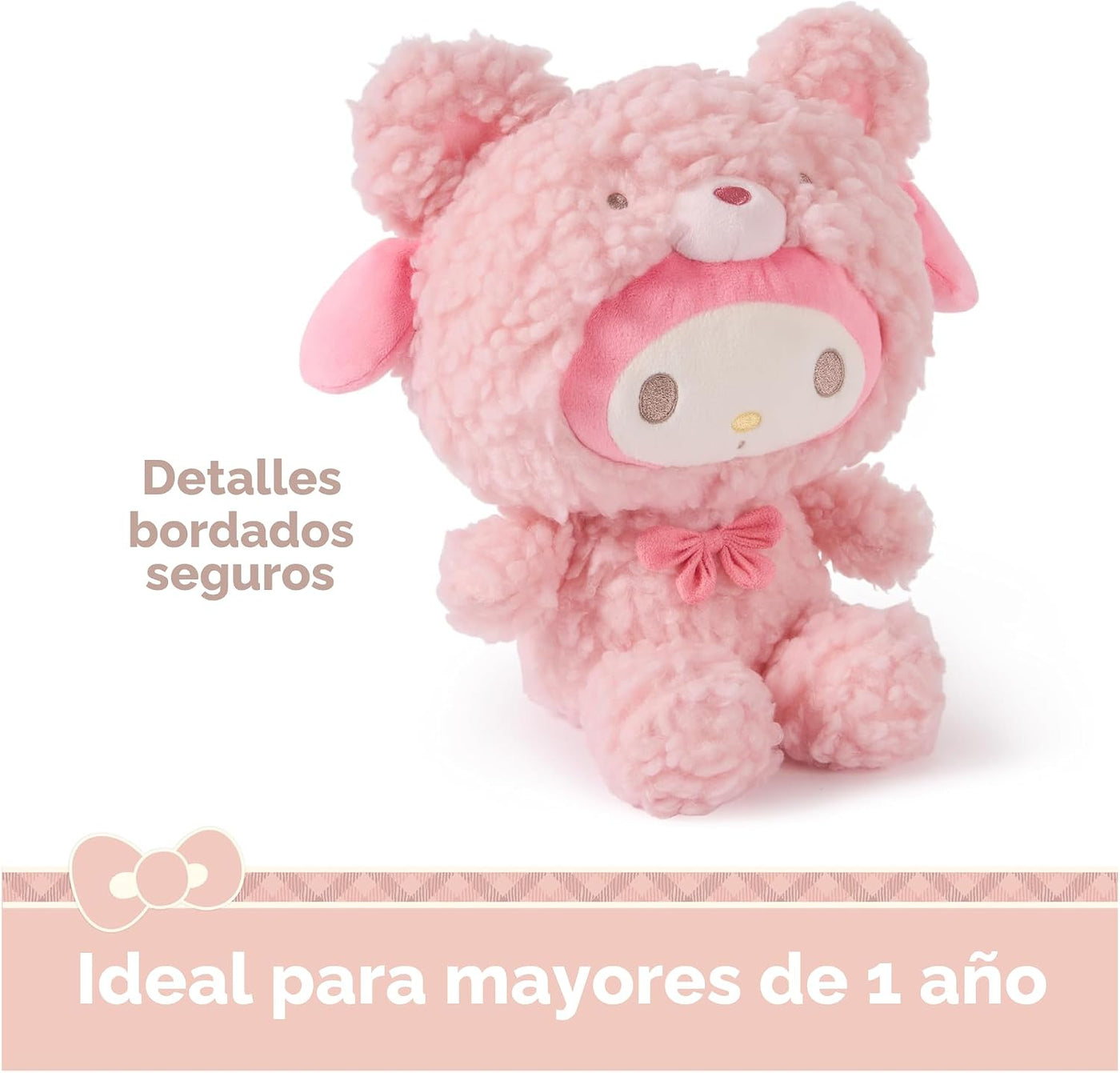 GUND Sanrio My Melody - Traje de oso de peluche de 10 pulgadas para...