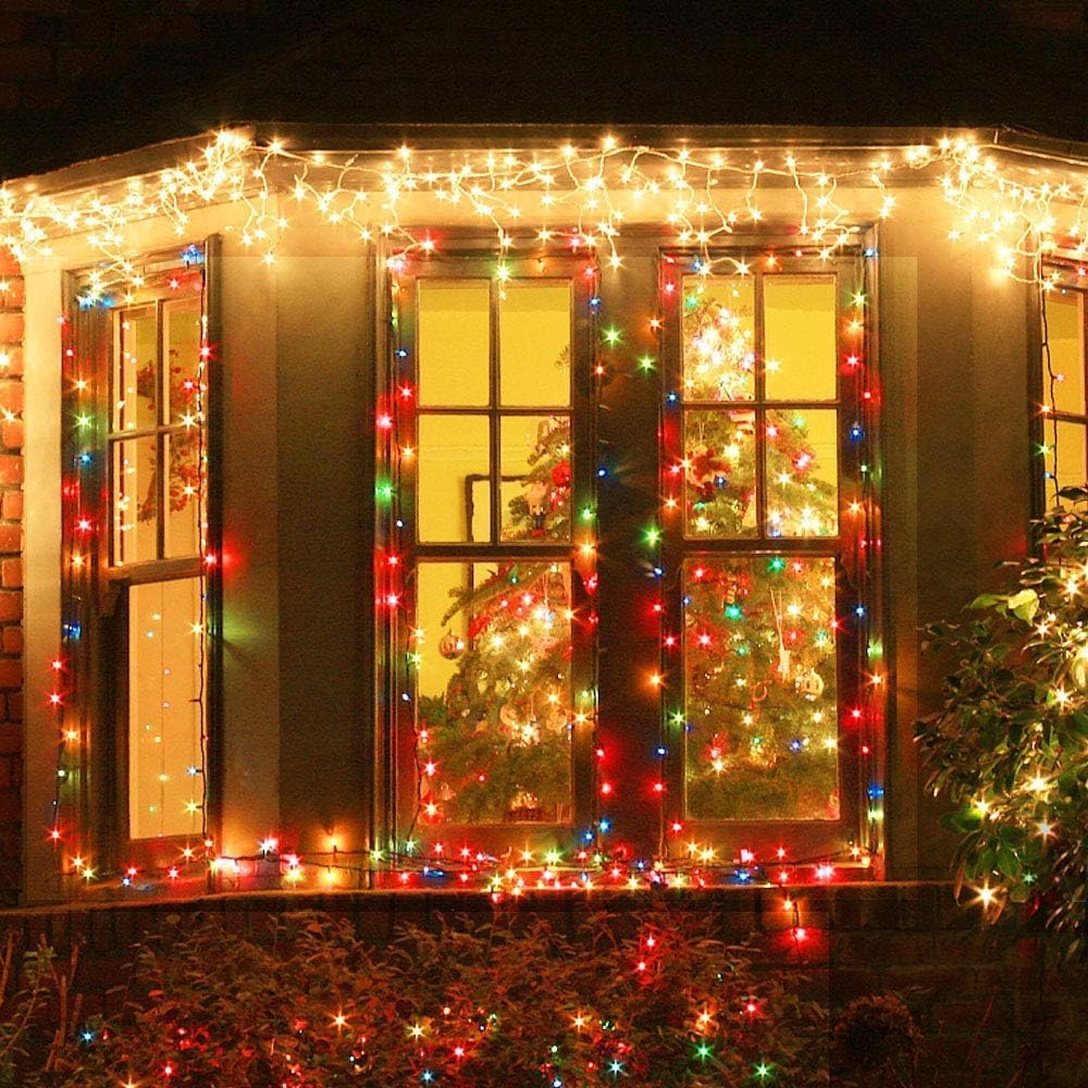 VTECHOLOGY 800 LED Multicolor Luces de Navidad Árbol de Navidad Luz...
