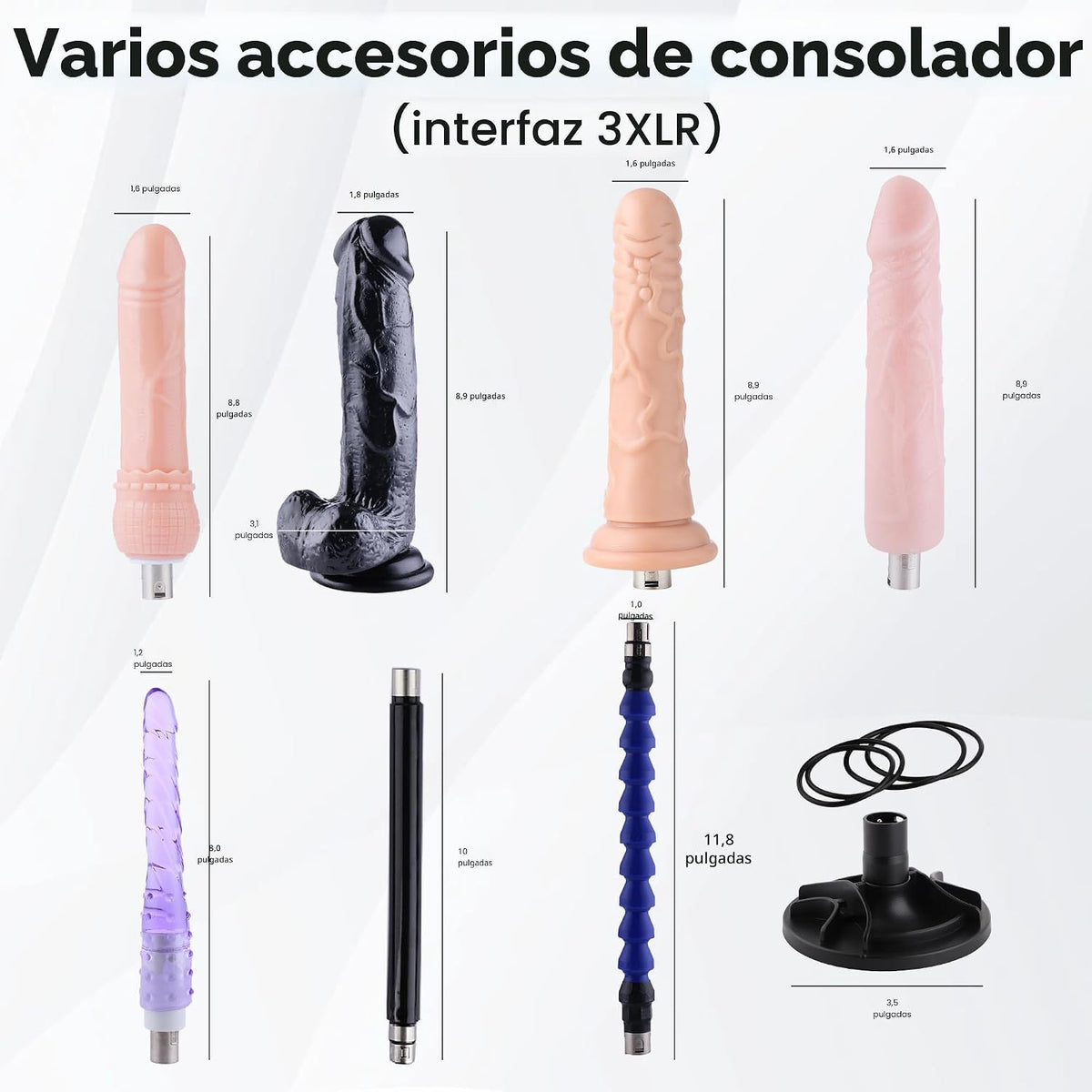AUXFUN Máquina sexual Love Machine Fuck Machine con adaptador de ve...