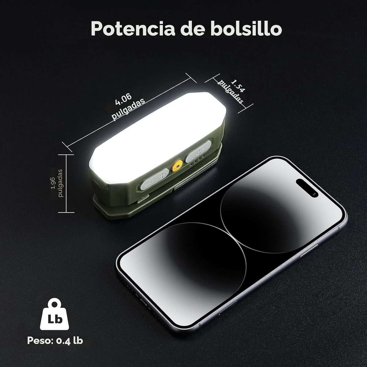 BougeRV Camping Light AL01, tienda de campaña recargable para área...