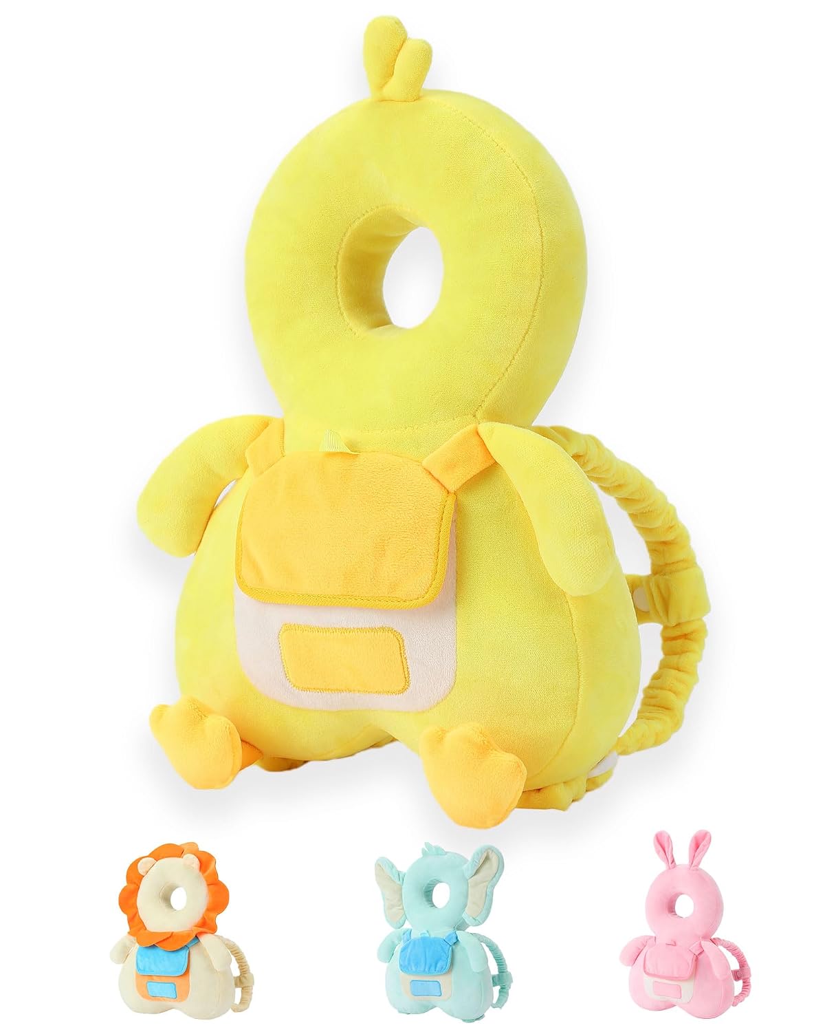 JunNeng Mochila protectora de cabeza de bebé para caminar gateando,...