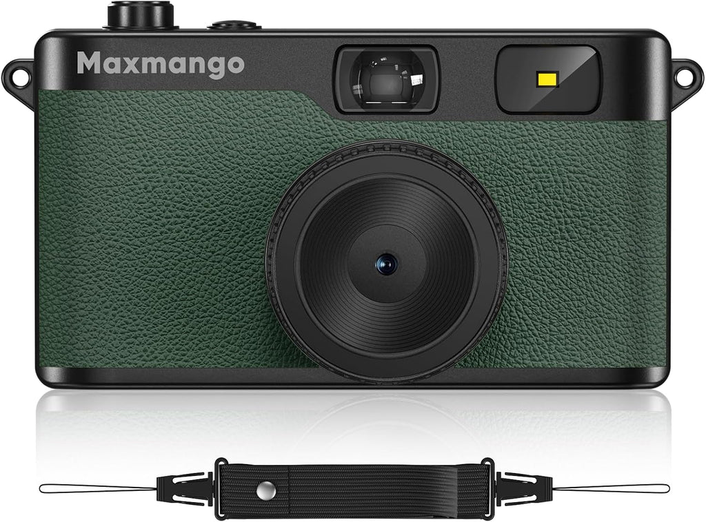 Maxmango Cámara digital vintage D53 - Cámara digital retro de 12 MP...