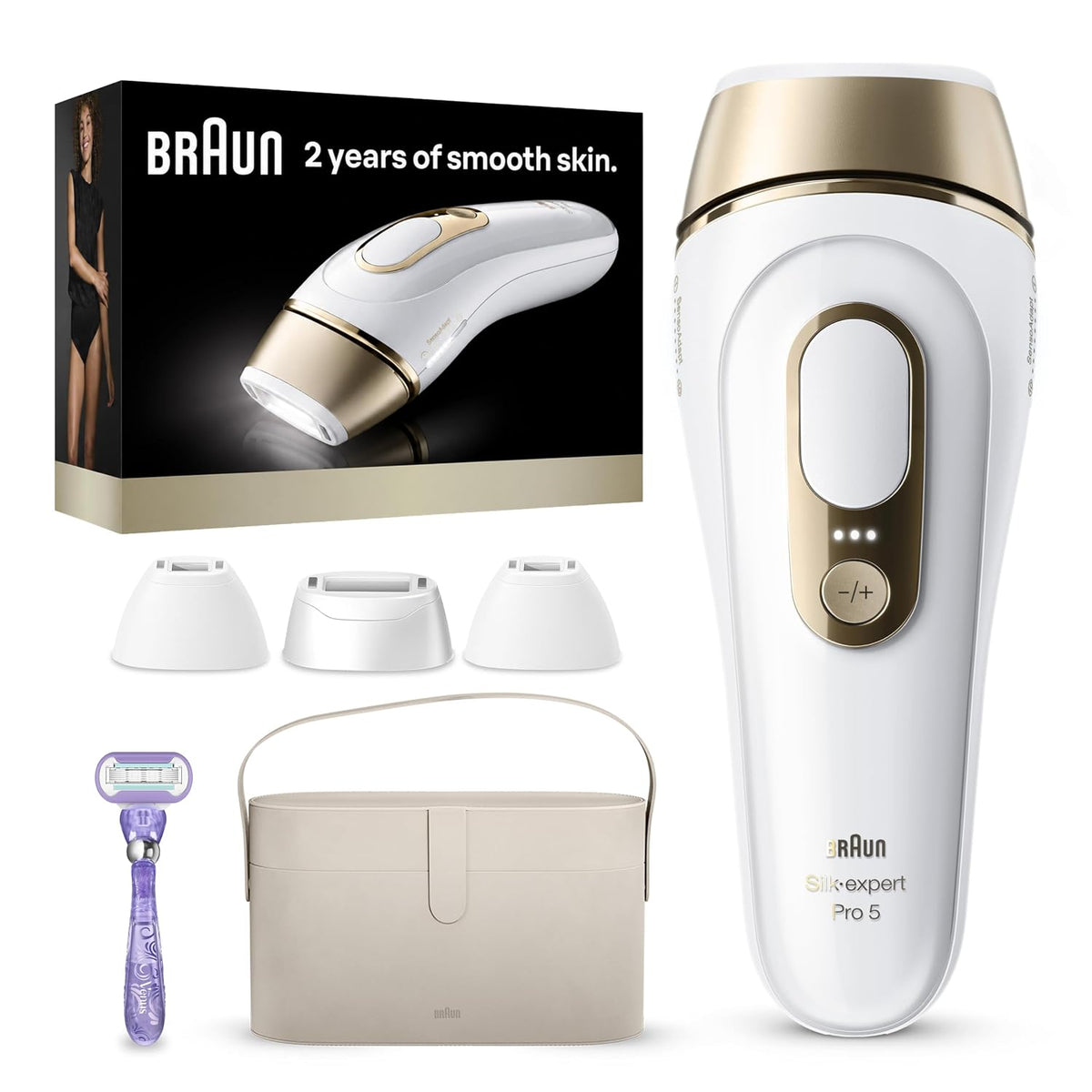Braun IPL Silk·Expert Pro 5 PL5347 - Sistema de depilación en casa...