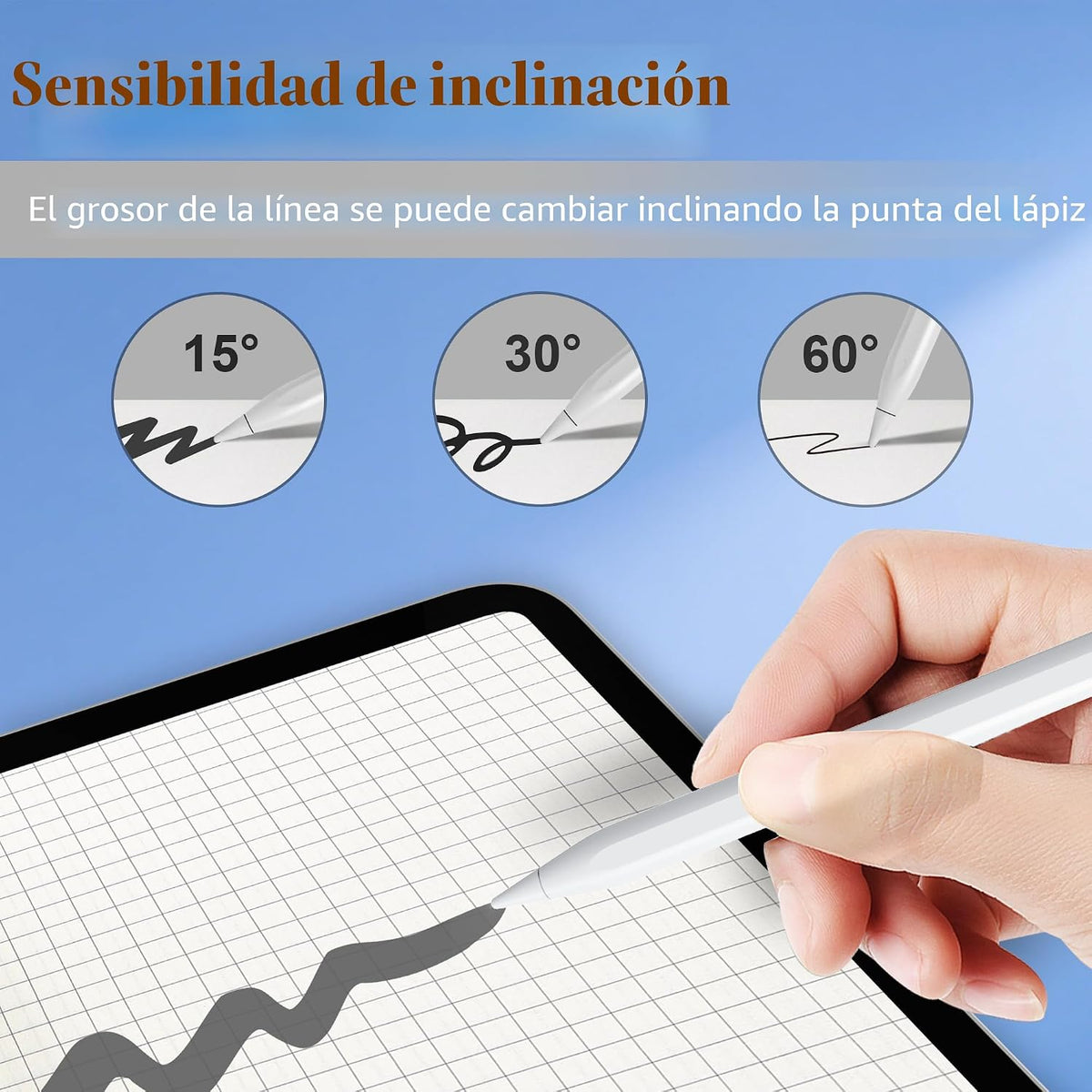 Lápiz óptico para iPad 2026-2018, lápiz de carga rápida de 15 minut...