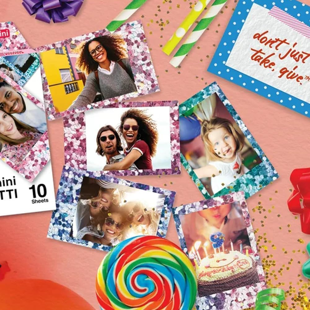 Fujifilm Instax Confetti Mini Film 10 Exposiciones | Compatible con...