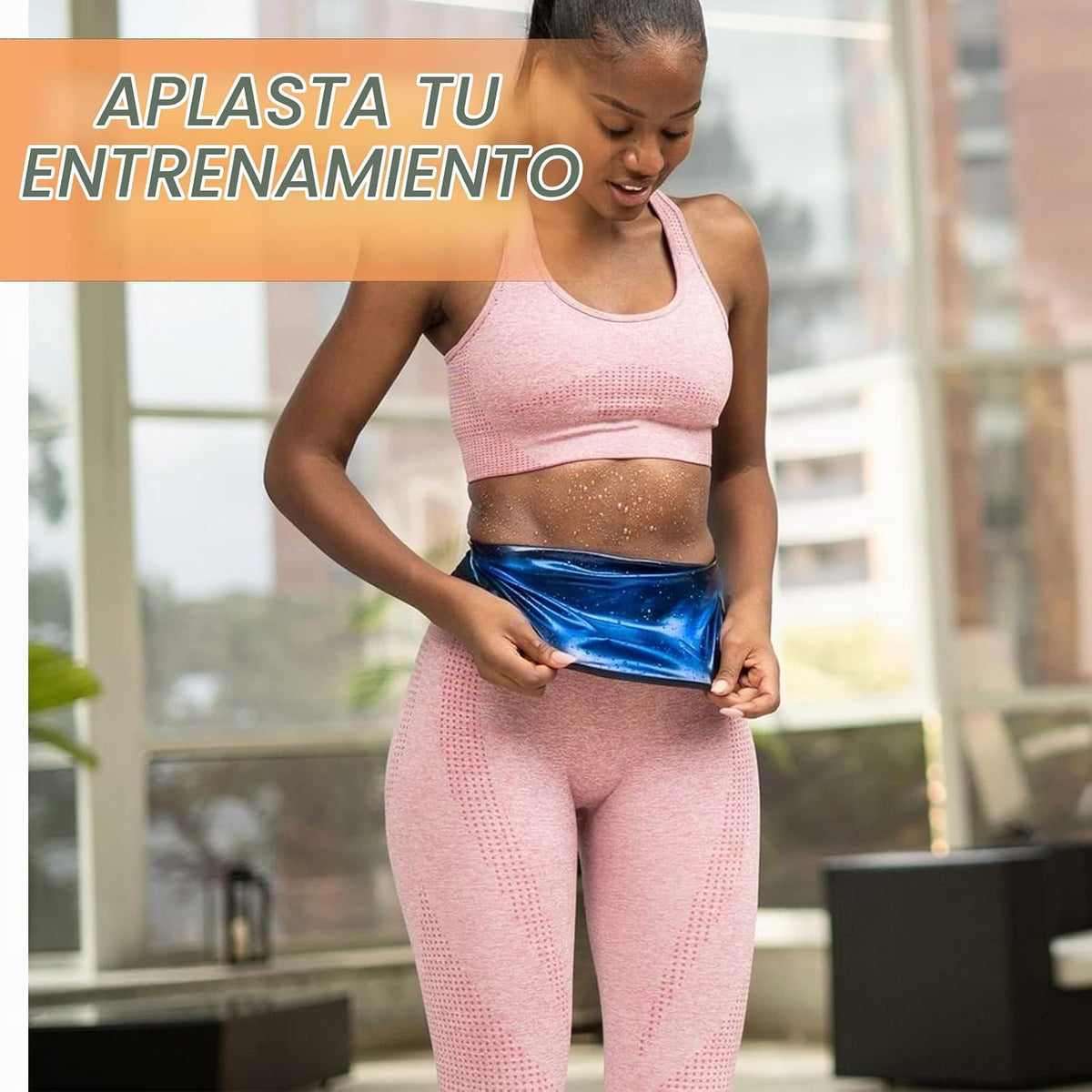 Huiming - Traje de sauna para mujer, reductor de cintura para entre...