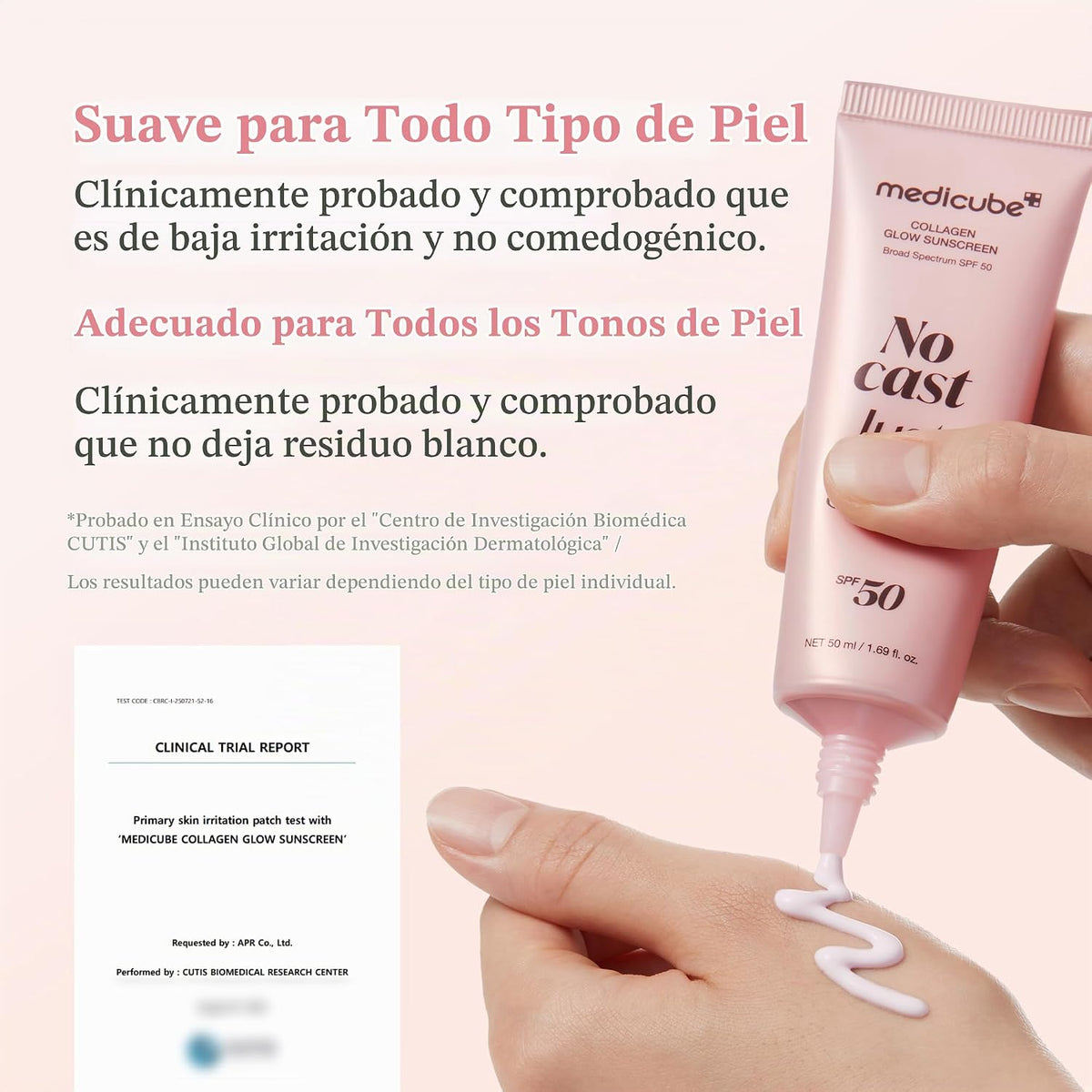 medicube Dúo de protector solar sin fundición - Suero solar PDRN y...