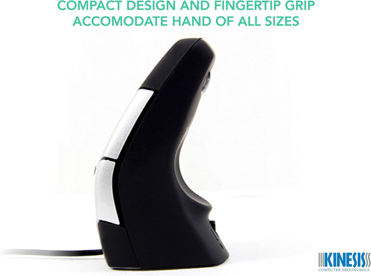 Kinesis Ratón vertical ergonómico DXT2 (cable USB)
